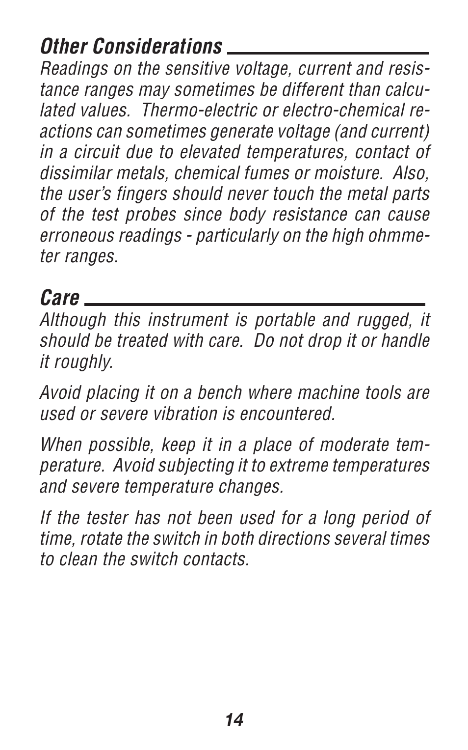 Triplett 310-TEL User Manual | Page 14 / 32