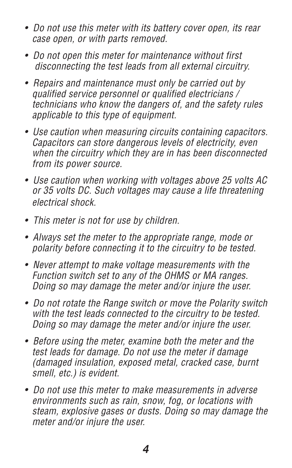 Triplett 310-TEL User Manual | Page 4 / 32