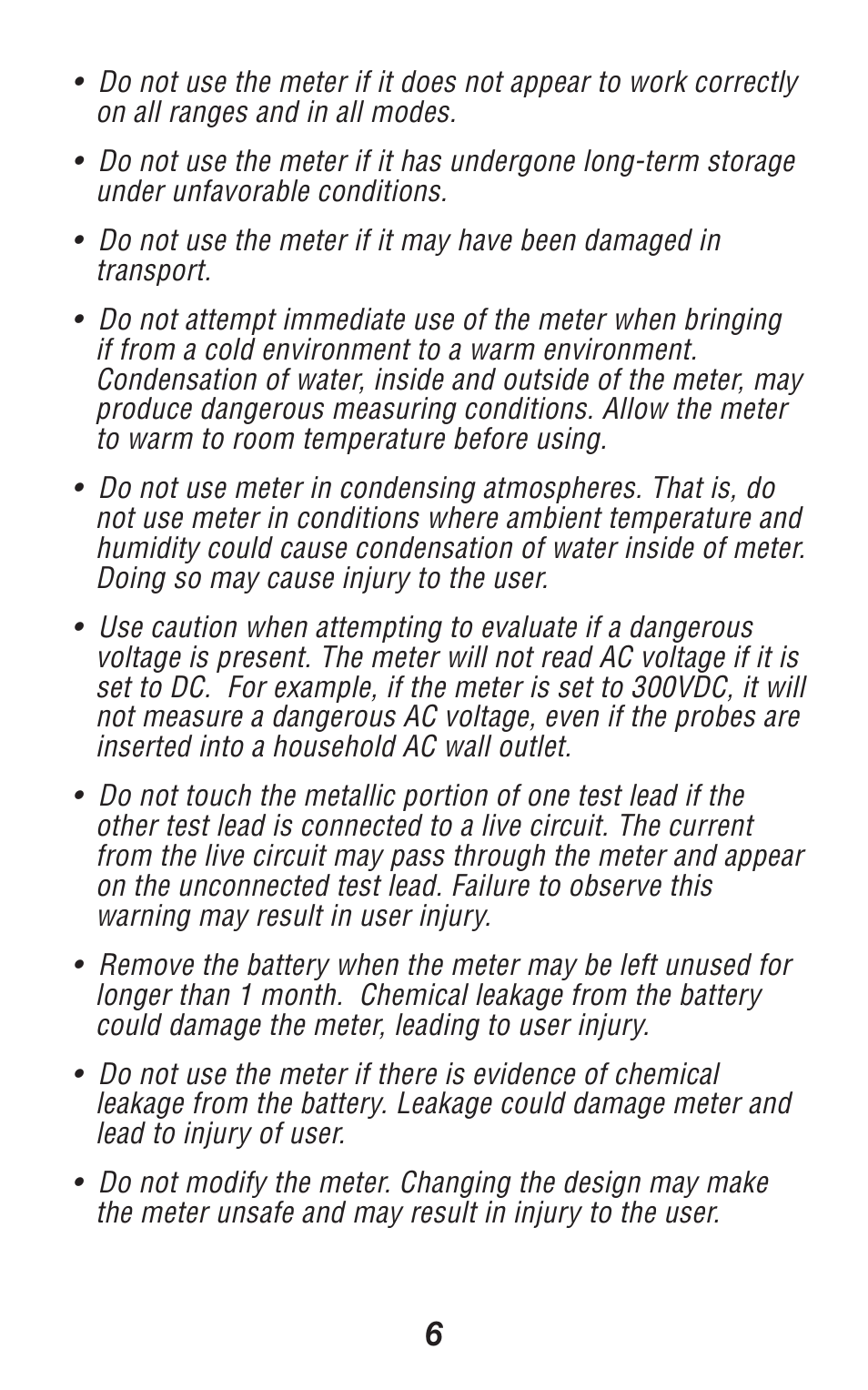 Triplett 310-TEL User Manual | Page 6 / 32