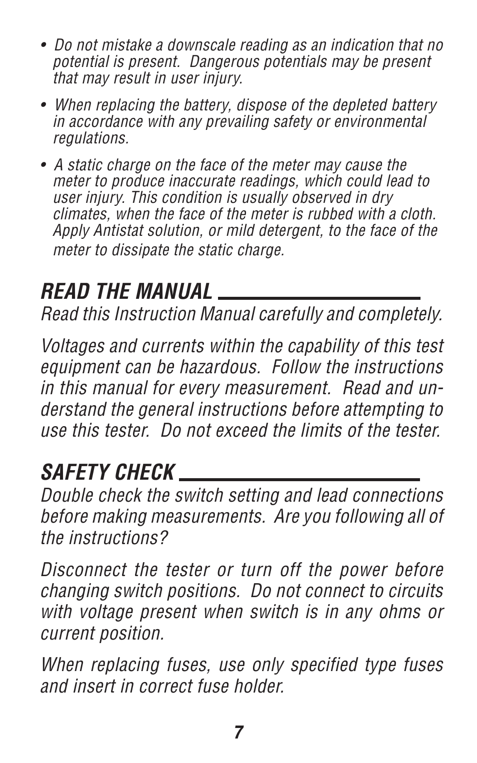 Triplett 310-TEL User Manual | Page 7 / 32