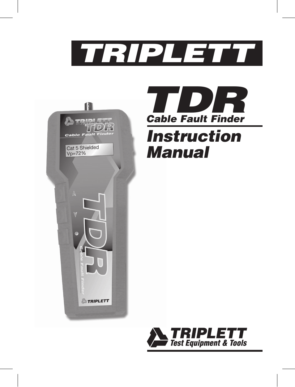 Triplett TDR User Manual | 21 pages