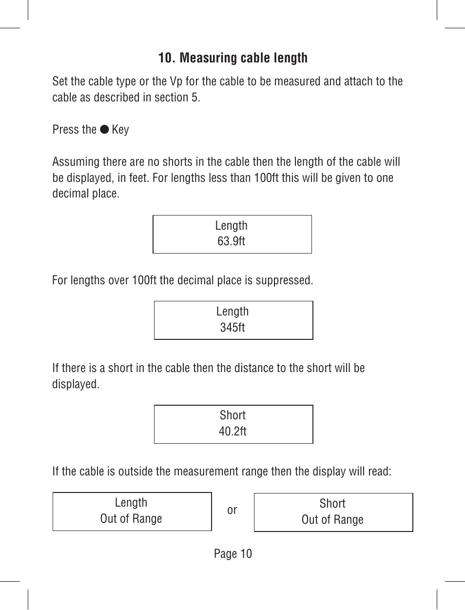 Triplett TDR User Manual | Page 11 / 21