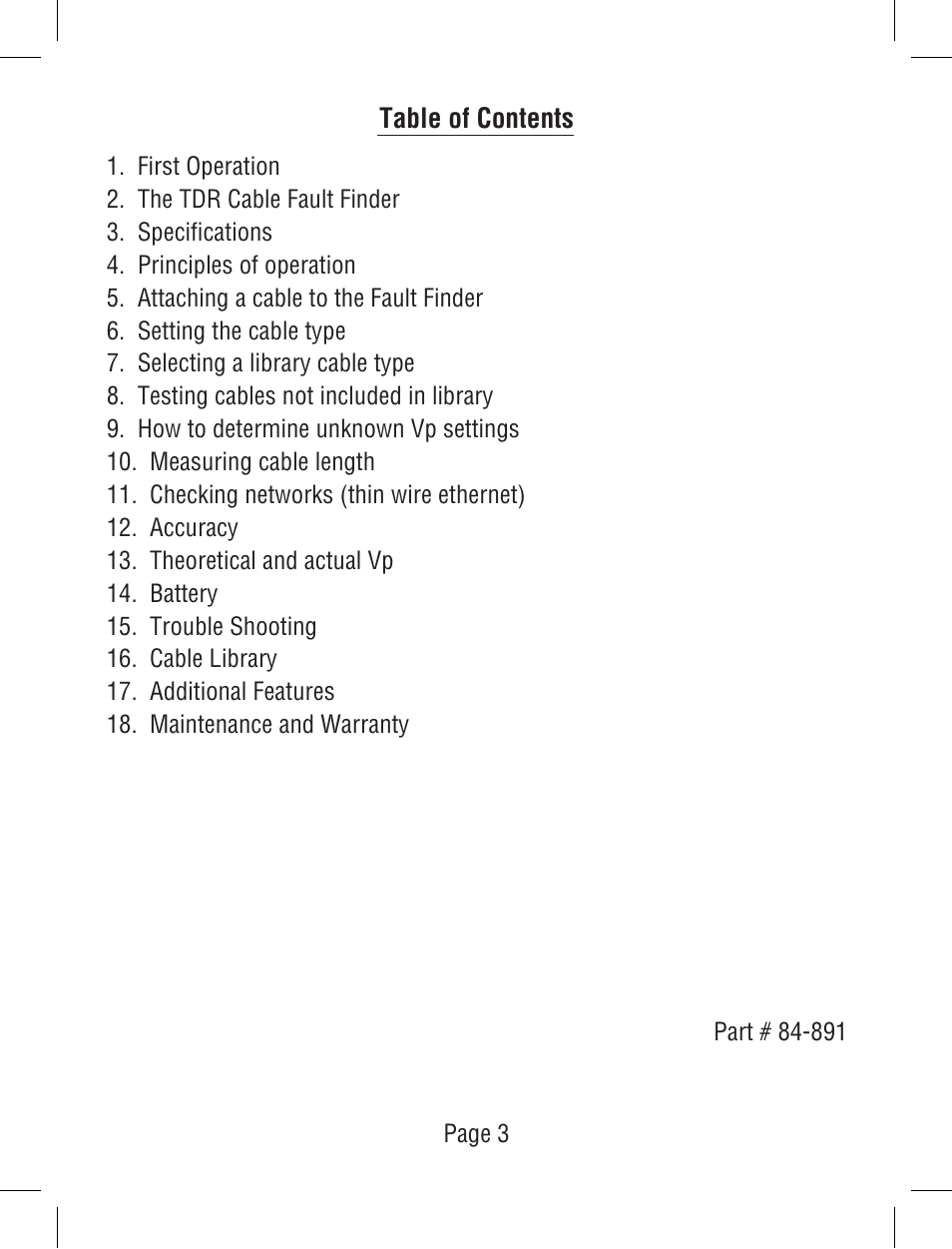 Triplett TDR User Manual | Page 4 / 21