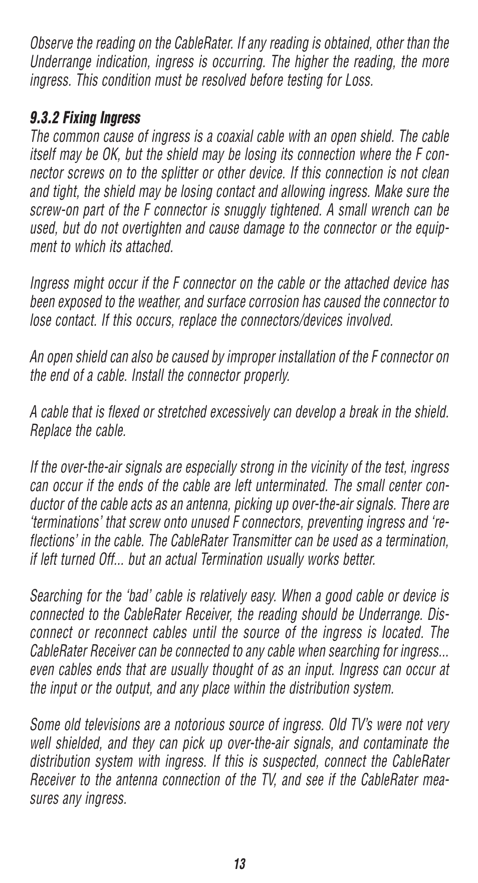 Triplett CableRater- PN: 3279 User Manual | Page 13 / 28