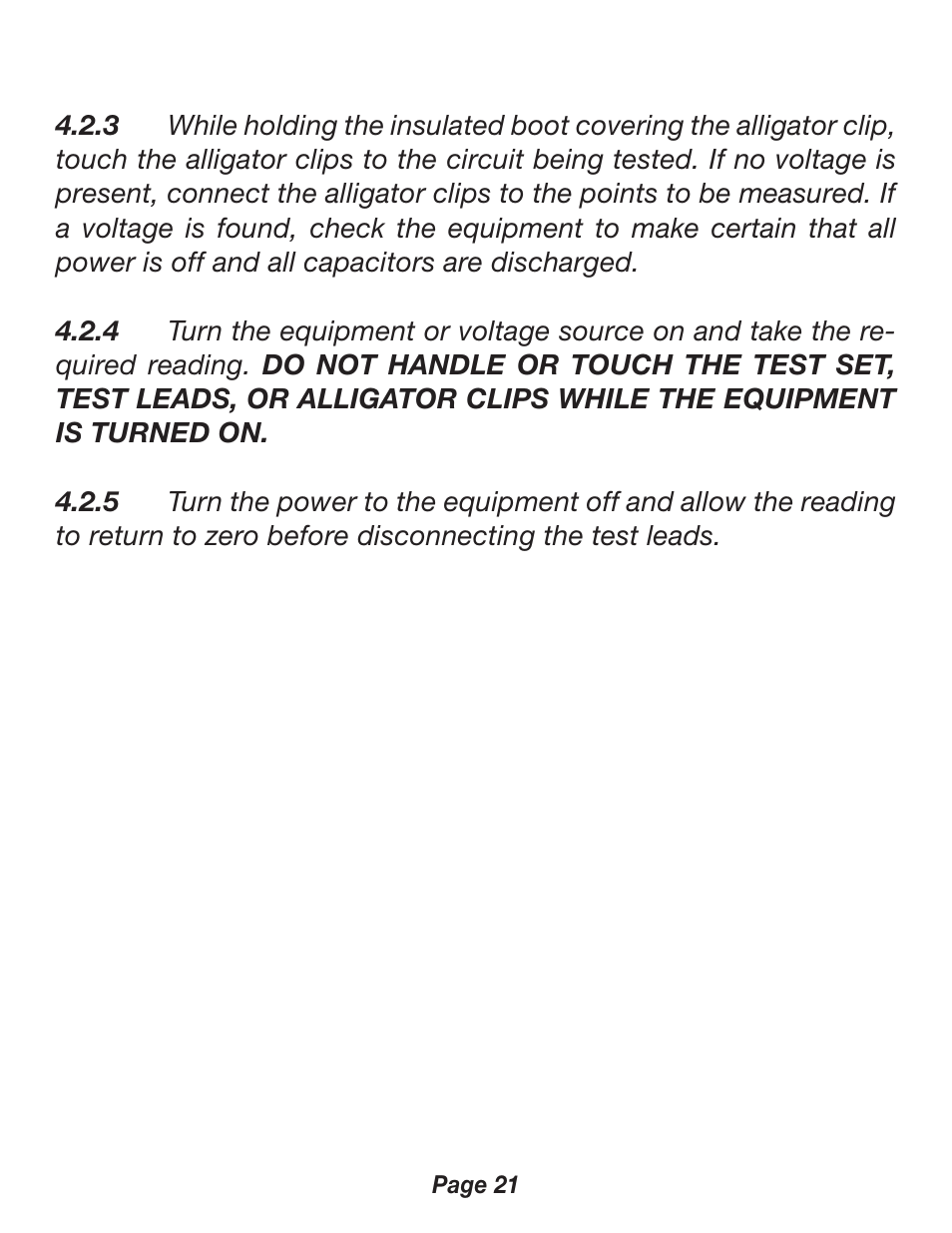 Triplett 2000 User Manual | Page 21 / 48