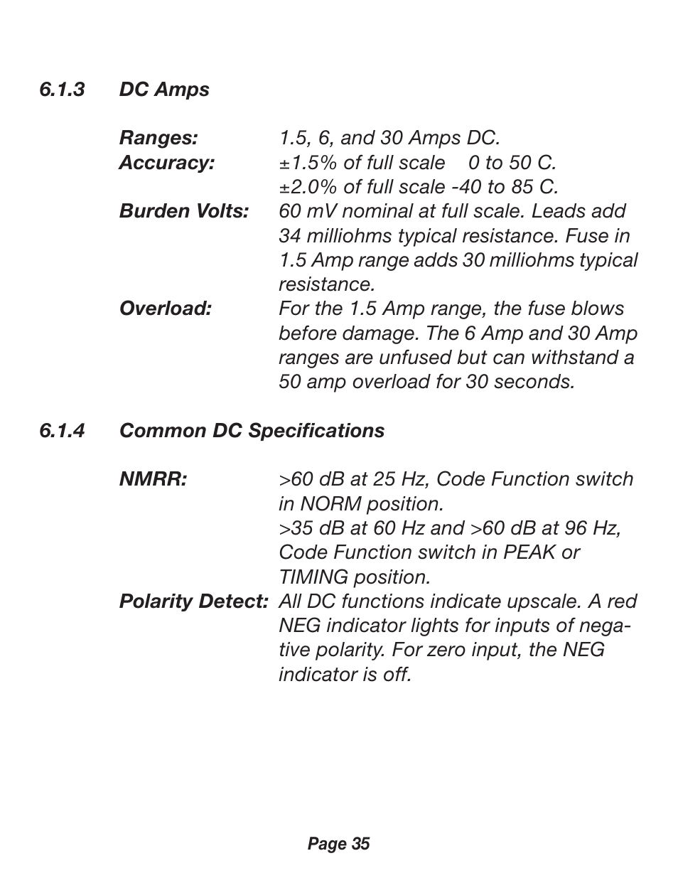 Triplett 2000 User Manual | Page 35 / 48