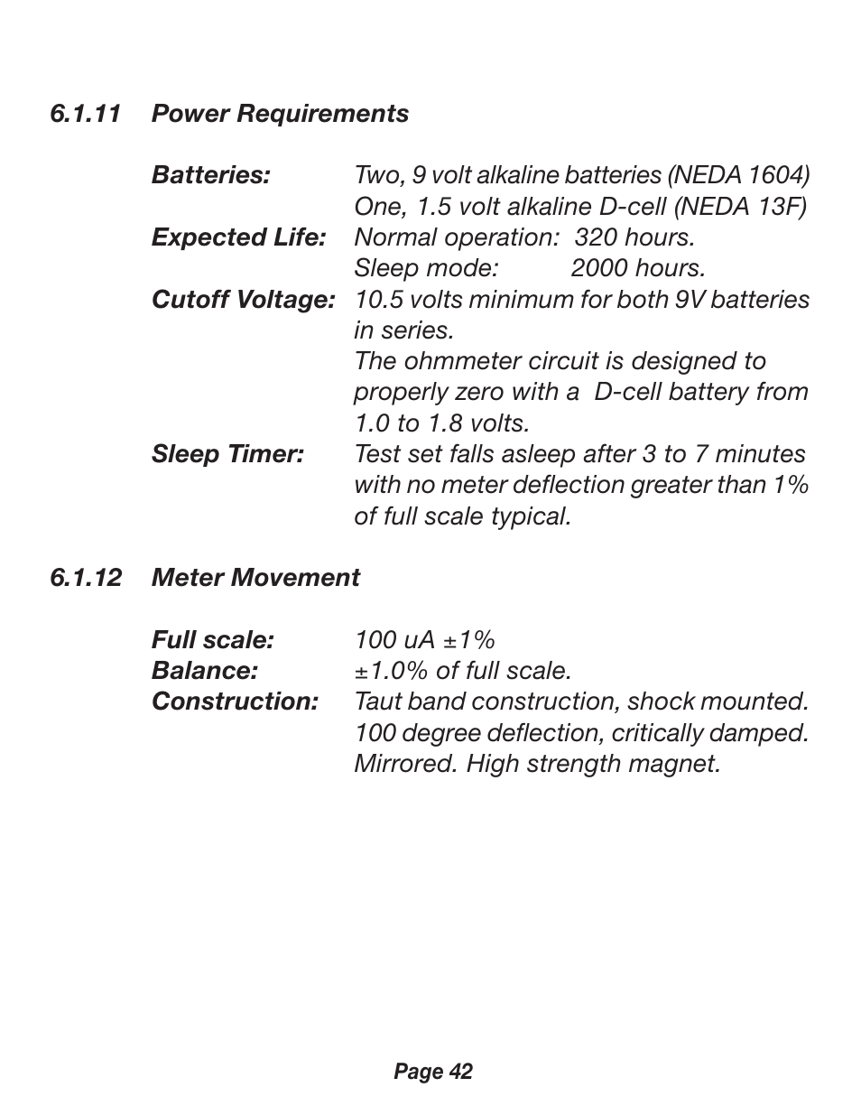 Triplett 2000 User Manual | Page 42 / 48