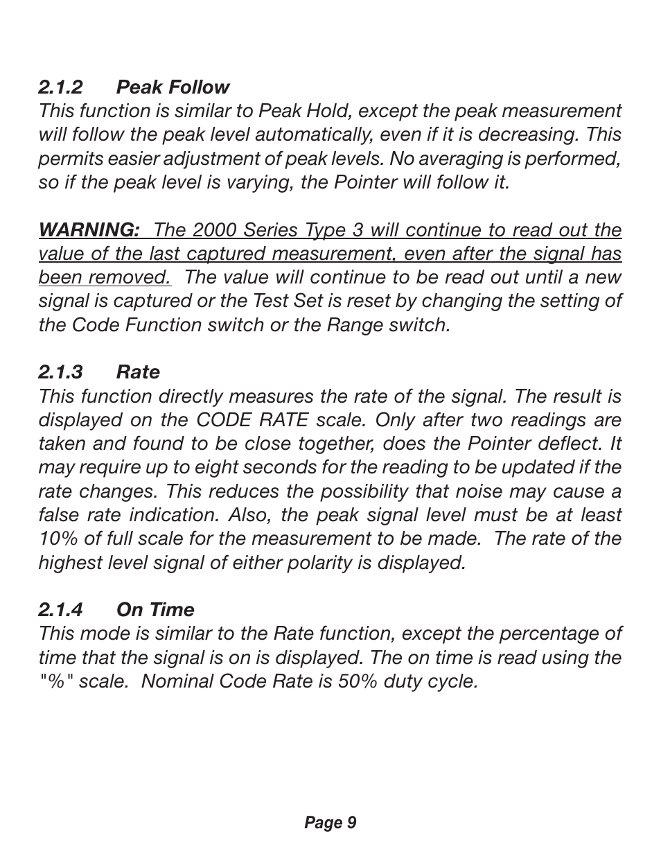 Triplett 2000 User Manual | Page 9 / 48