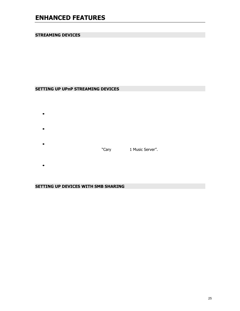 Enhanced features | Cary Audio Design MS-1 User Manual | Page 26 / 63