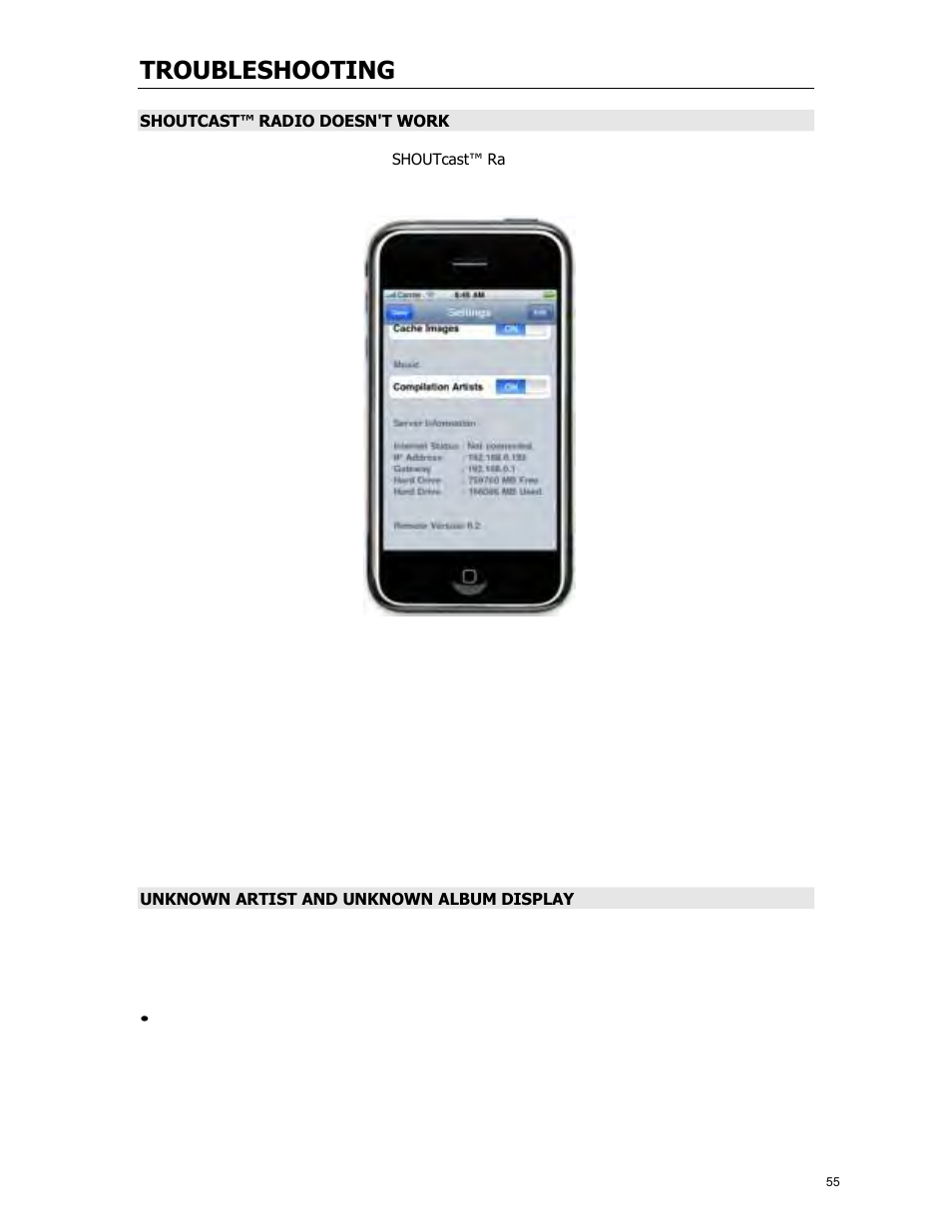 Troubleshooting | Cary Audio Design MS-1 User Manual | Page 56 / 63