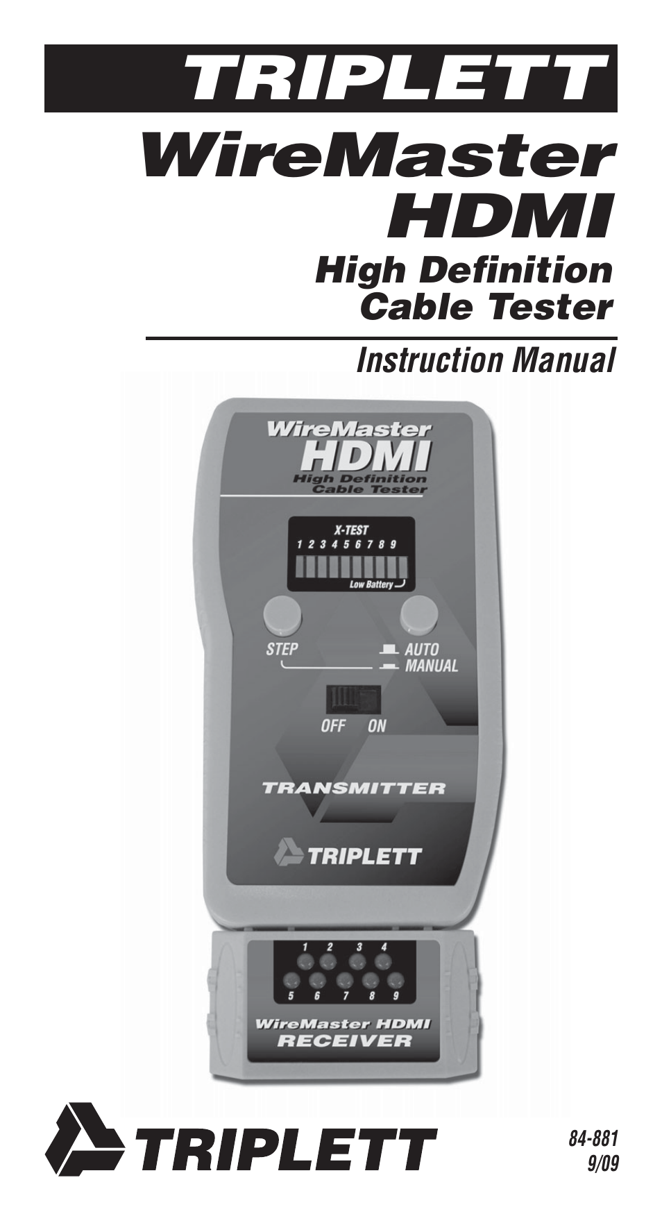 Triplett WireMaster HDMI 2 – PN: 3256 User Manual | 8 pages