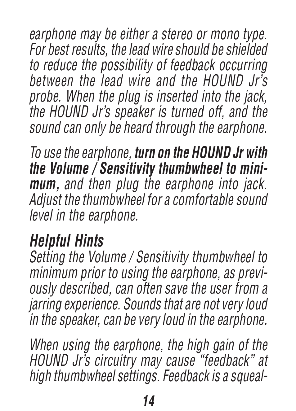 Triplett Fox & Hound Jr. – PN: 3375 User Manual | Page 14 / 36