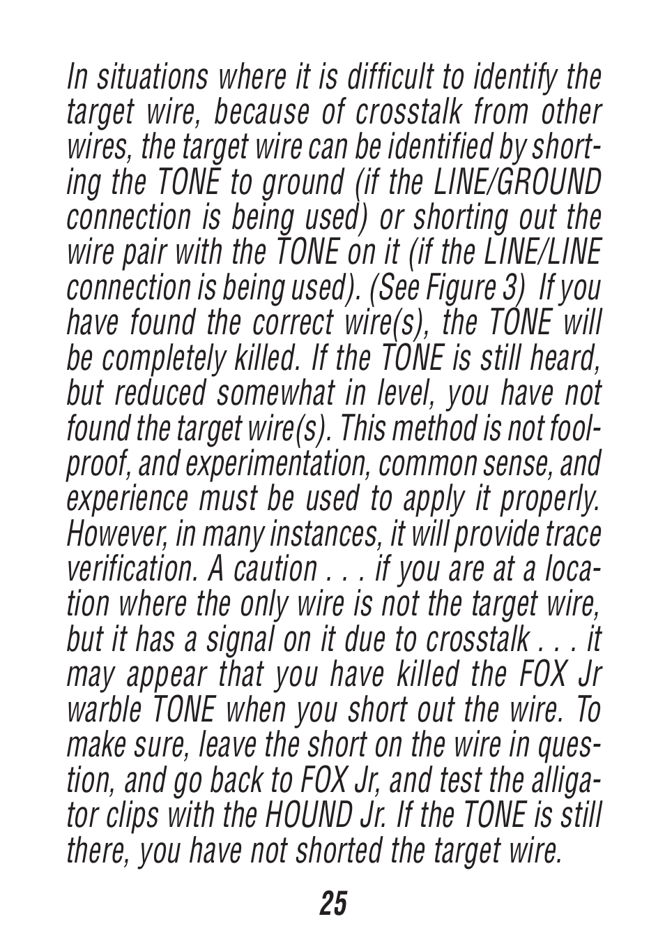 Triplett Fox & Hound Jr. – PN: 3375 User Manual | Page 25 / 36