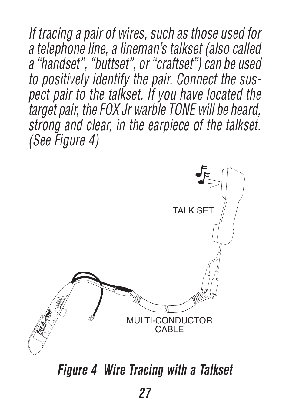 Triplett Fox & Hound Jr. – PN: 3375 User Manual | Page 27 / 36