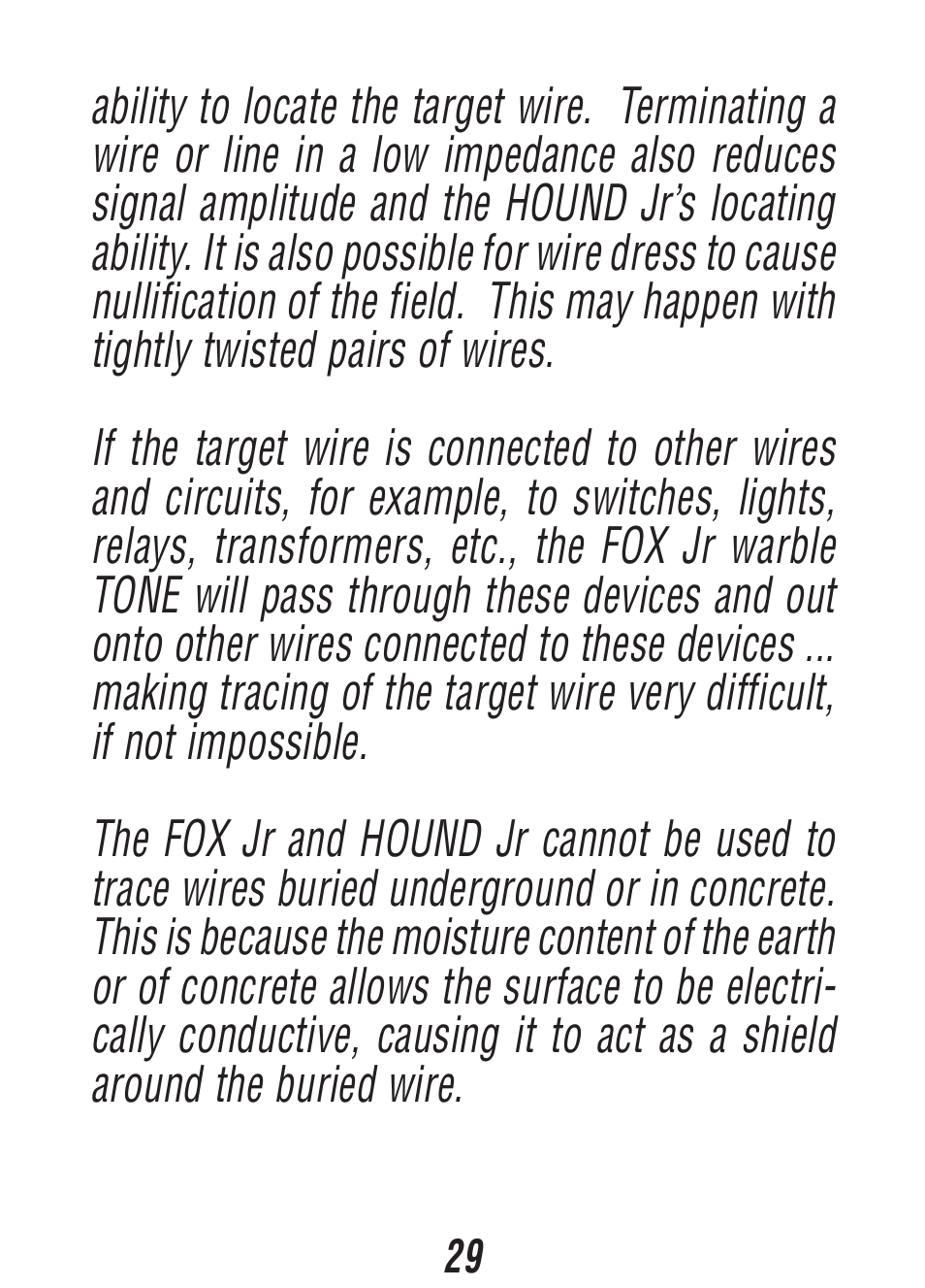 Triplett Fox & Hound Jr. – PN: 3375 User Manual | Page 29 / 36