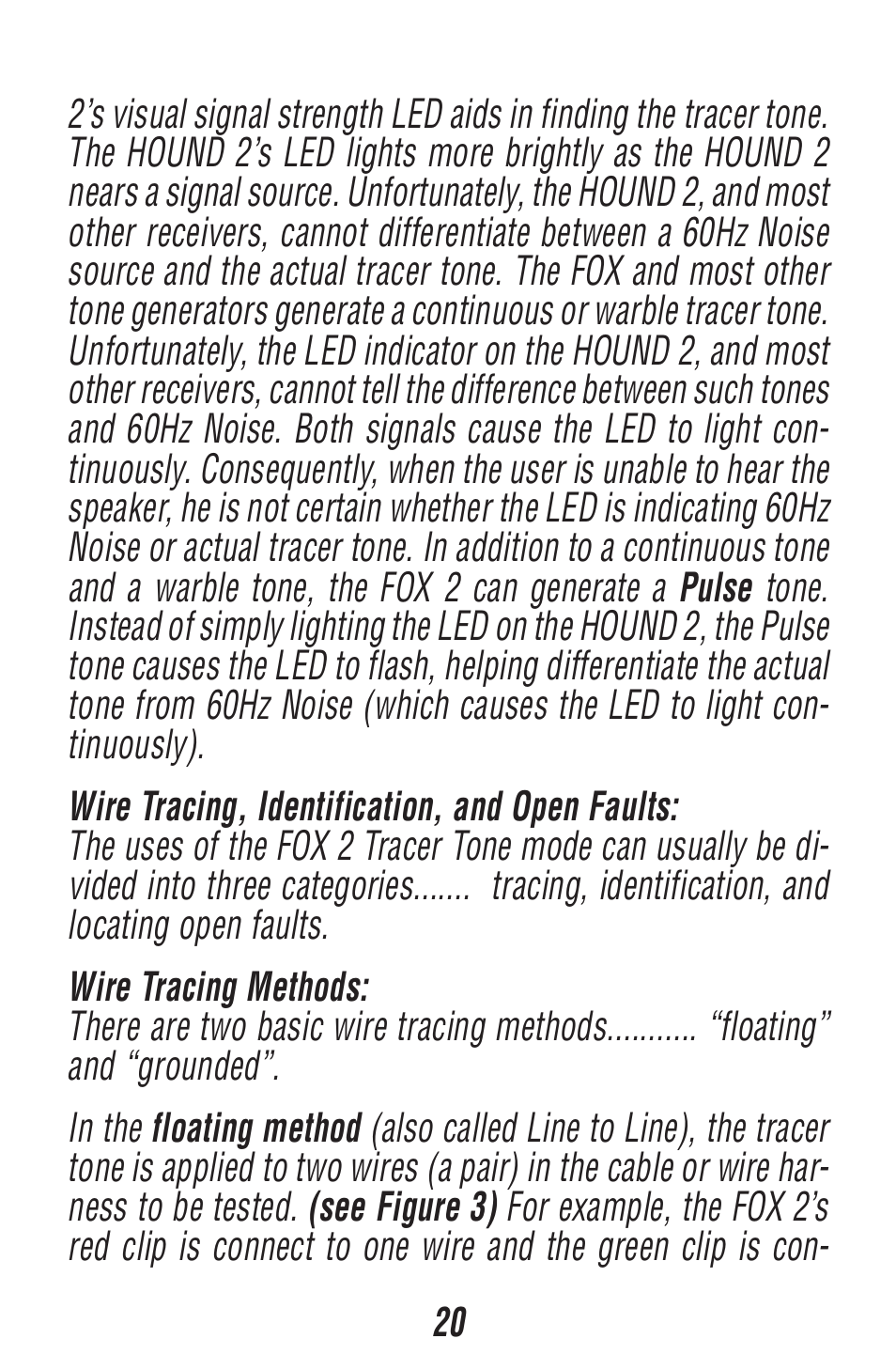 Triplett Fox 2 – PN: 3382 User Manual | Page 20 / 48