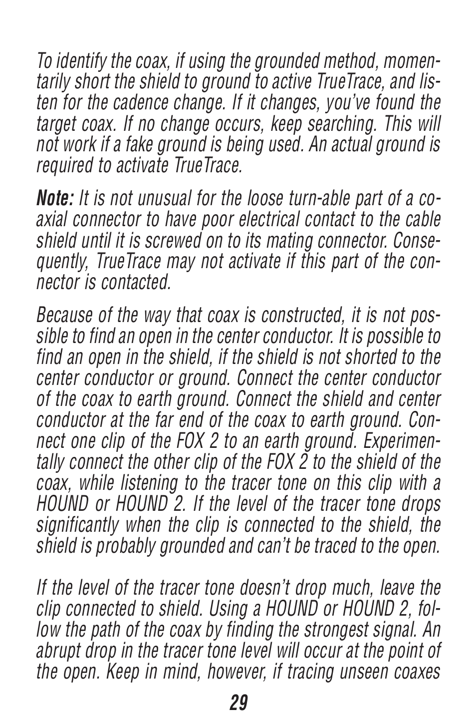 Triplett Fox 2 – PN: 3382 User Manual | Page 29 / 48