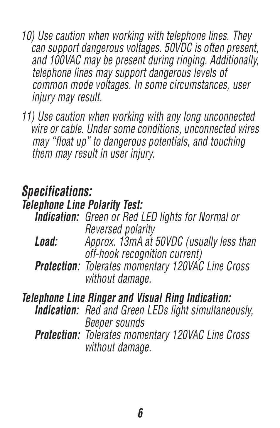 Triplett Fox 2 – PN: 3382 User Manual | Page 6 / 48