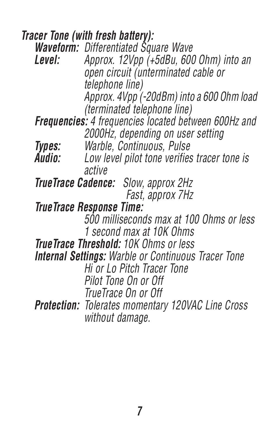 Triplett Fox 2 – PN: 3382 User Manual | Page 7 / 48