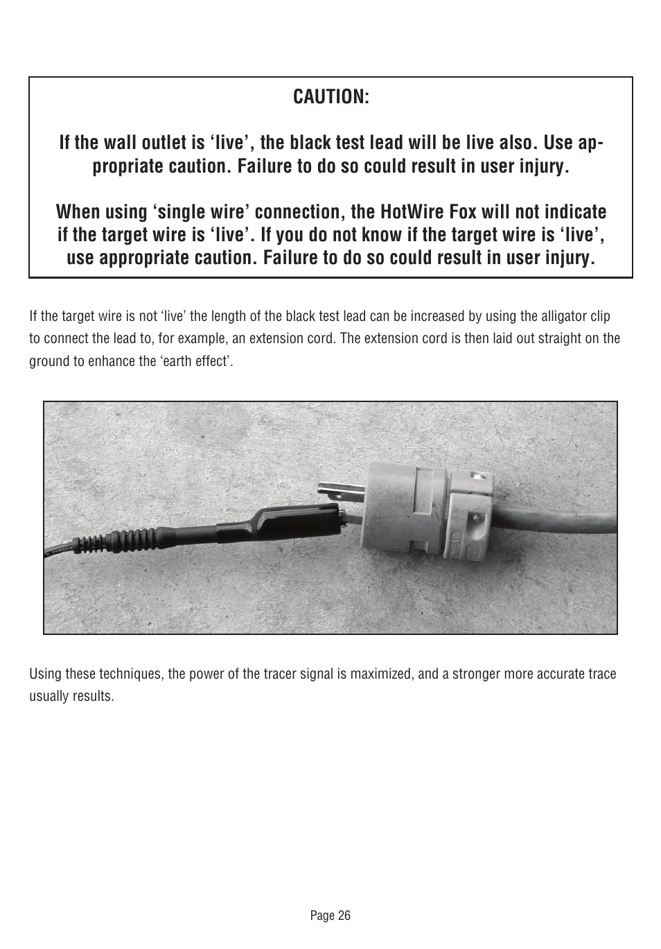 Triplett Fox & Hound HotWire – PN: 3388 User Manual | Page 27 / 35