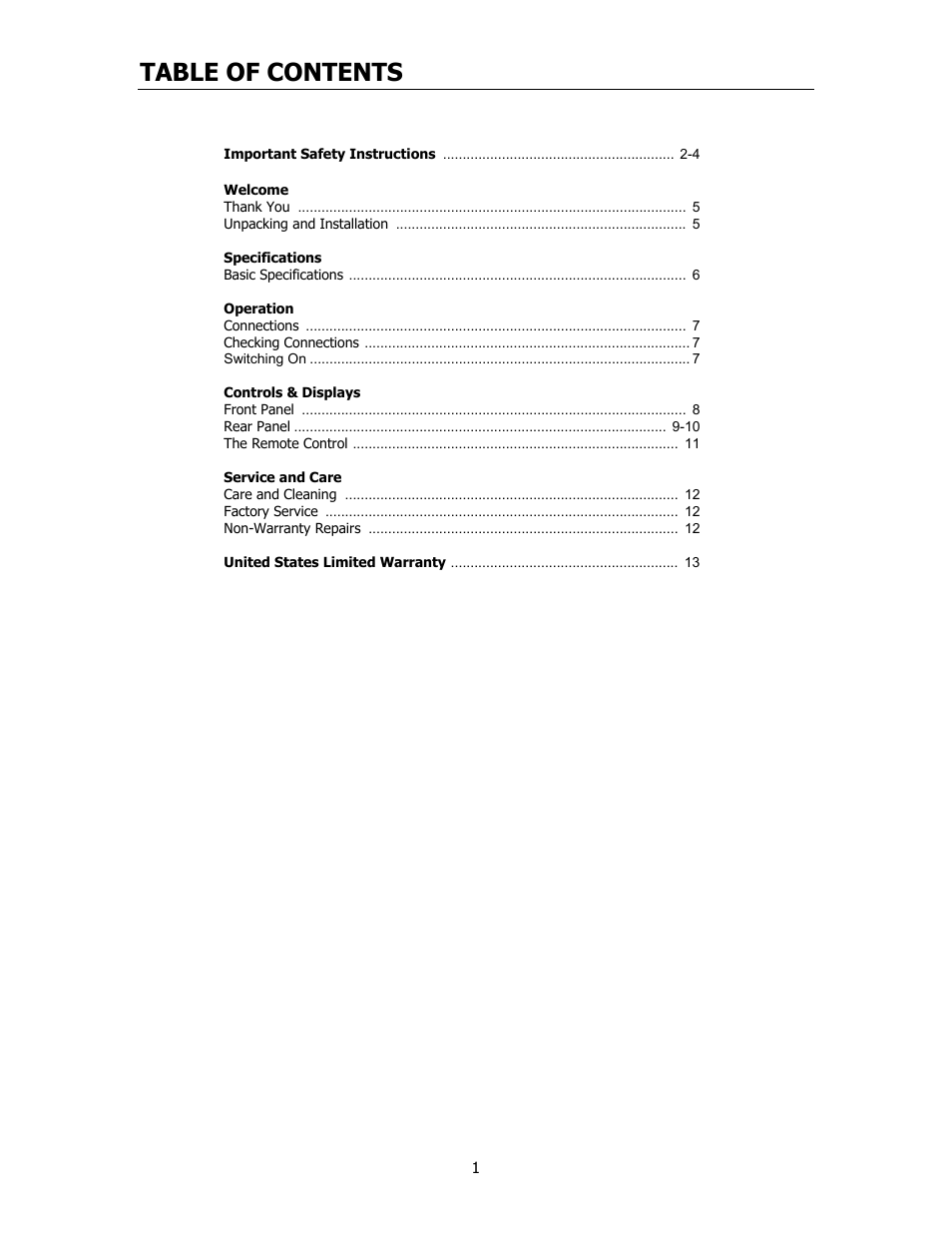 Cary Audio Design CPA 1 User Manual | Page 2 / 15