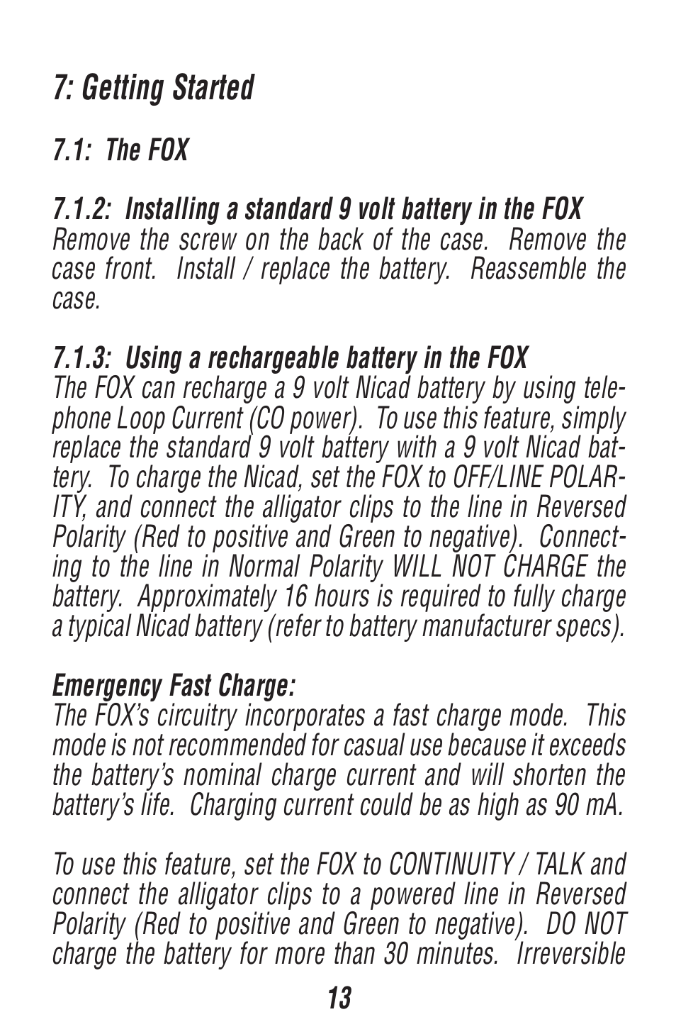 Triplett Fox & Hound 3 – PN: 3397 User Manual | Page 13 / 52