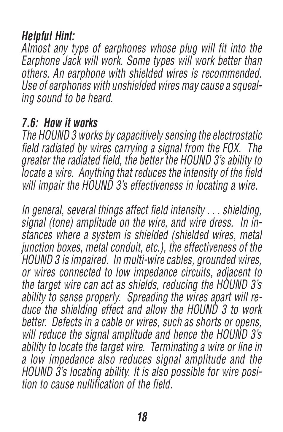 Triplett Fox & Hound 3 – PN: 3397 User Manual | Page 18 / 52