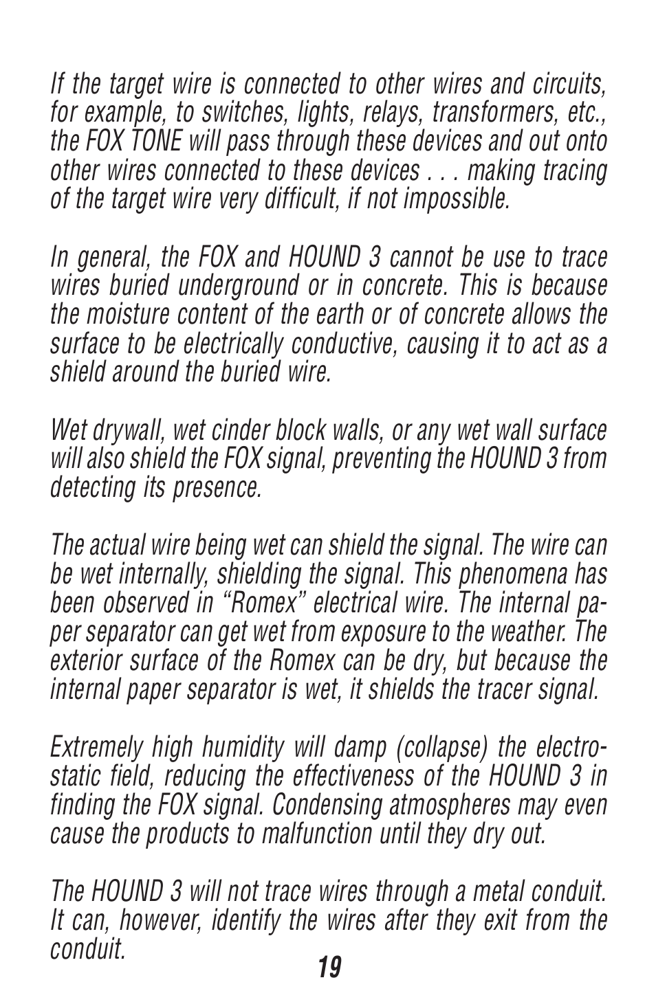 Triplett Fox & Hound 3 – PN: 3397 User Manual | Page 19 / 52