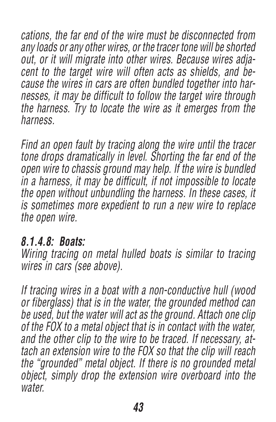 Triplett Fox & Hound 3 – PN: 3397 User Manual | Page 43 / 52