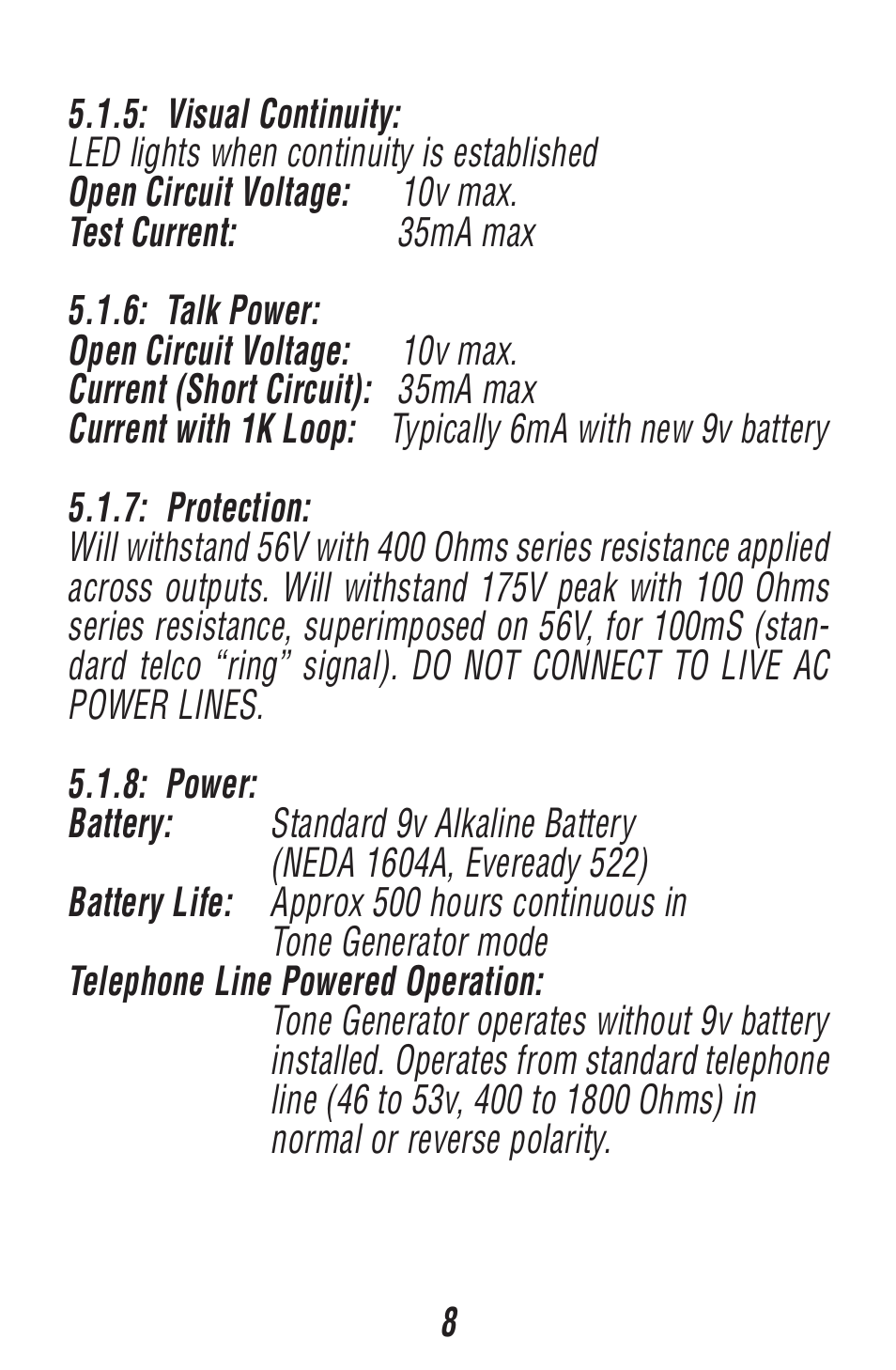 Triplett Fox & Hound 3 – PN: 3397 User Manual | Page 8 / 52