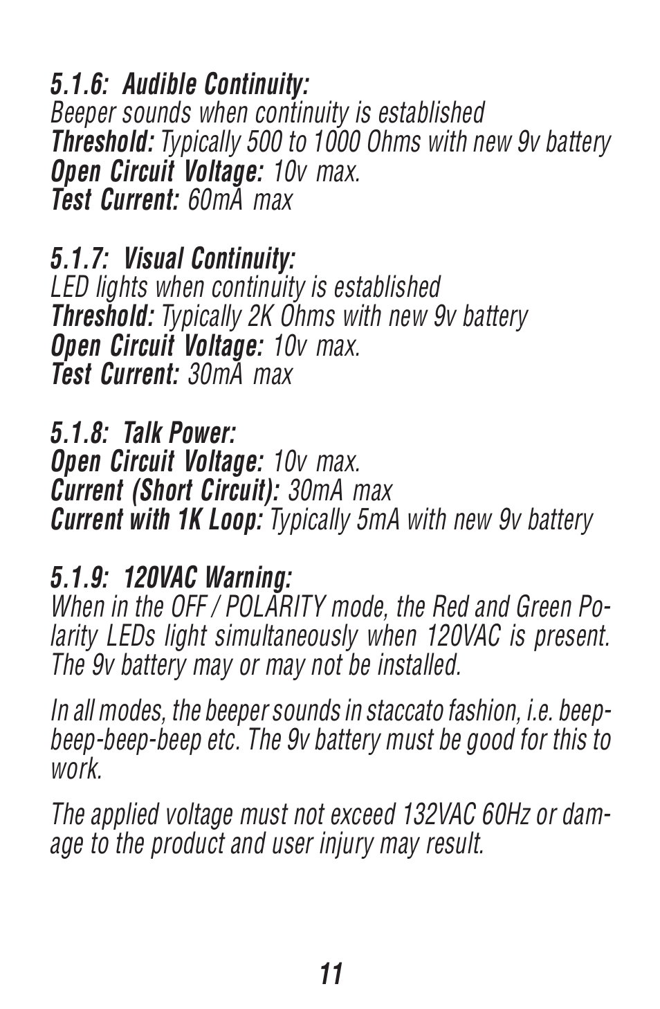 Triplett Fox 2 & Hound 3 – PN: 3399 User Manual | Page 11 / 64