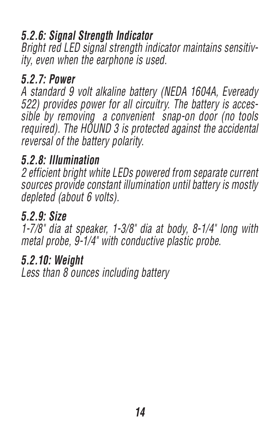 Triplett Fox 2 & Hound 3 – PN: 3399 User Manual | Page 14 / 64