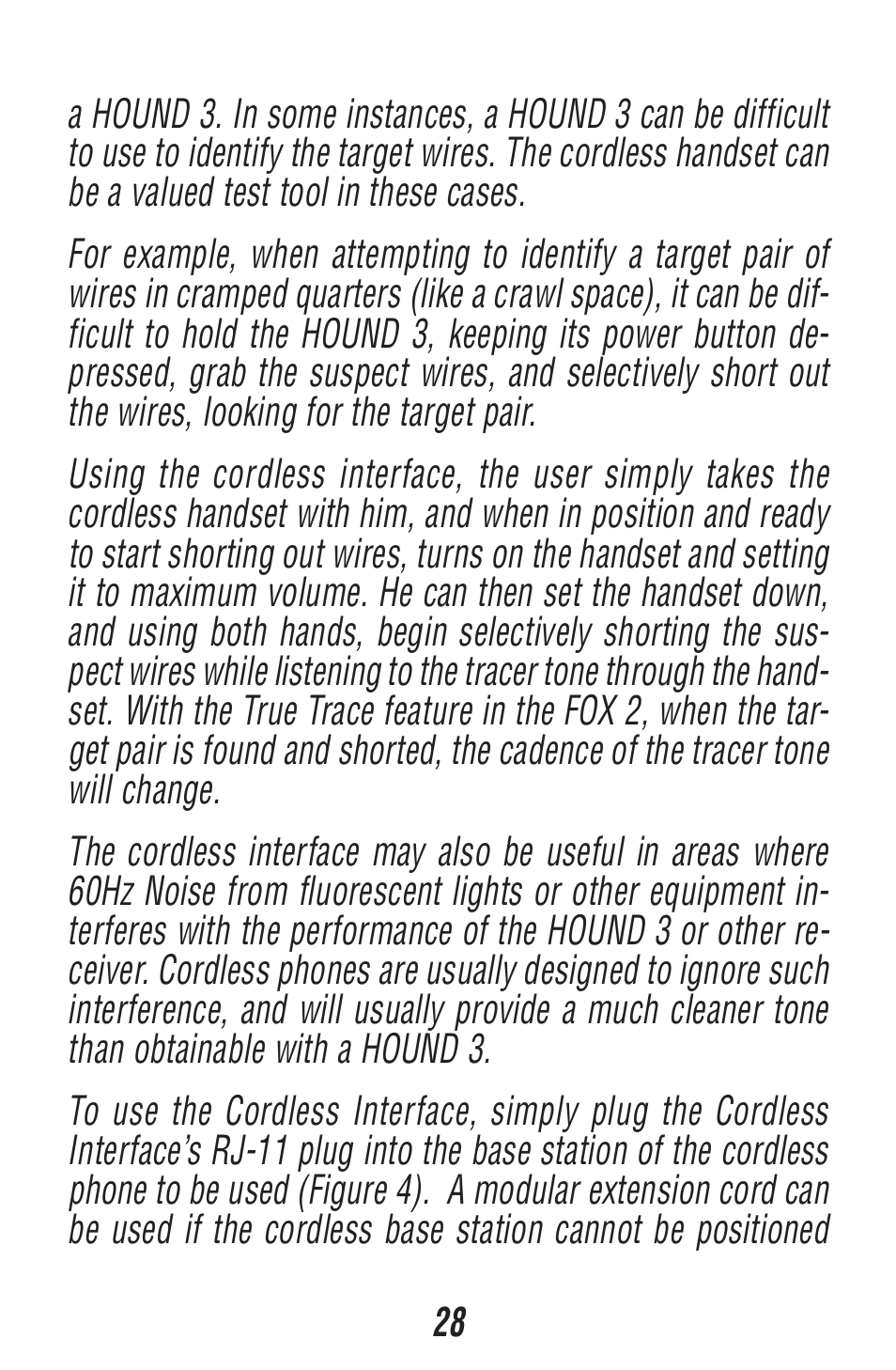 Triplett Fox 2 & Hound 3 – PN: 3399 User Manual | Page 28 / 64