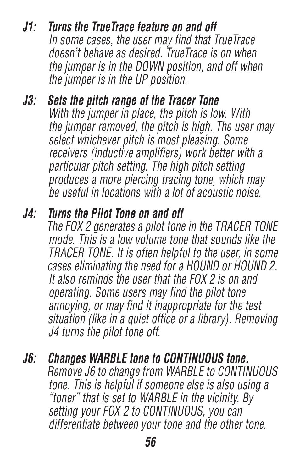 Triplett Fox 2 & Hound 3 – PN: 3399 User Manual | Page 56 / 64