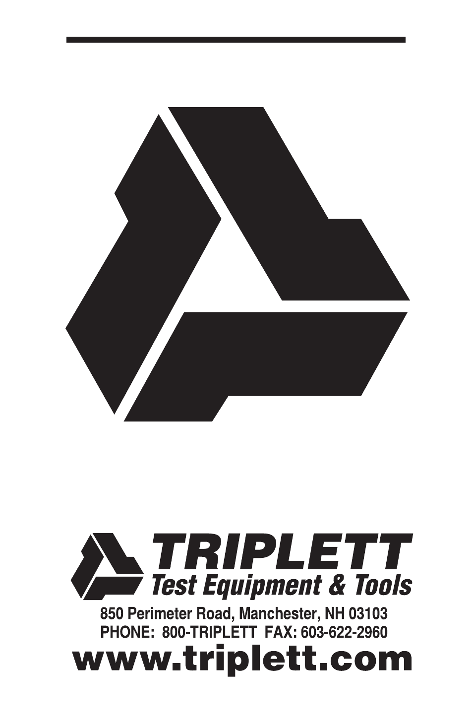 Triplett Fox 2 & Hound 3 – PN: 3399 User Manual | Page 64 / 64