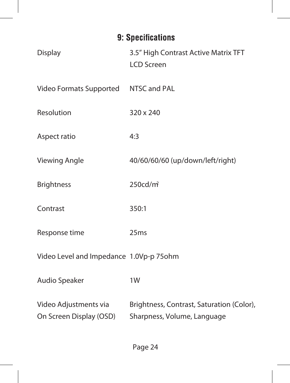 Camview w35 manual proof 25 | Triplett CamView W35v – PN: 8055 User Manual | Page 25 / 32