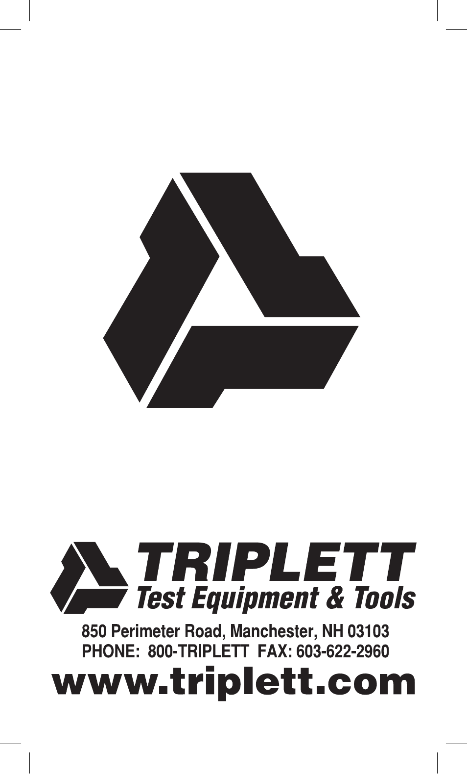 Triplett CobraCam USB 2 – PN: 8105 User Manual | Page 10 / 10