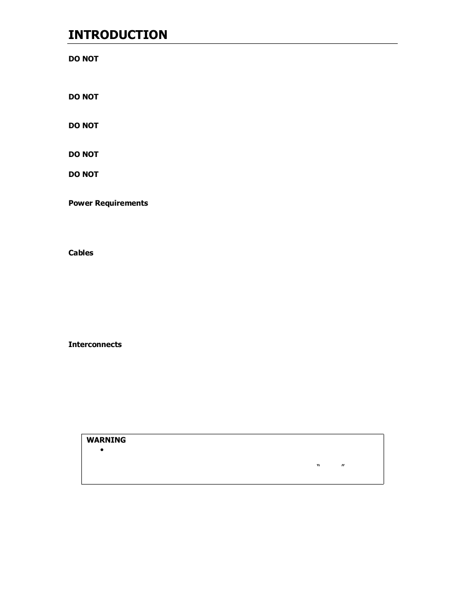 Introduction | Cary Audio Design 7.25 User Manual | Page 9 / 23