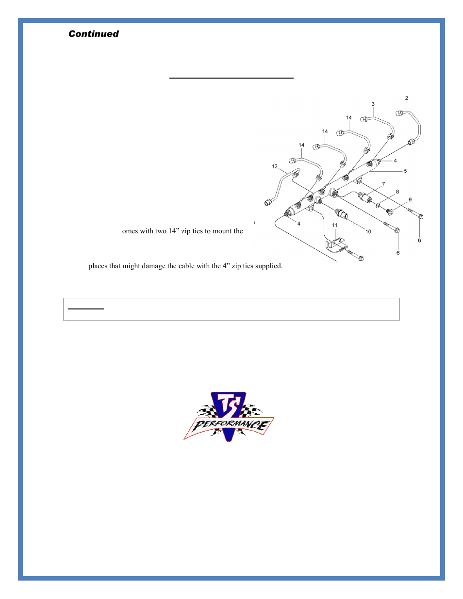 Instructions for installation | TS Performance 4110201 User Manual | Page 2 / 4