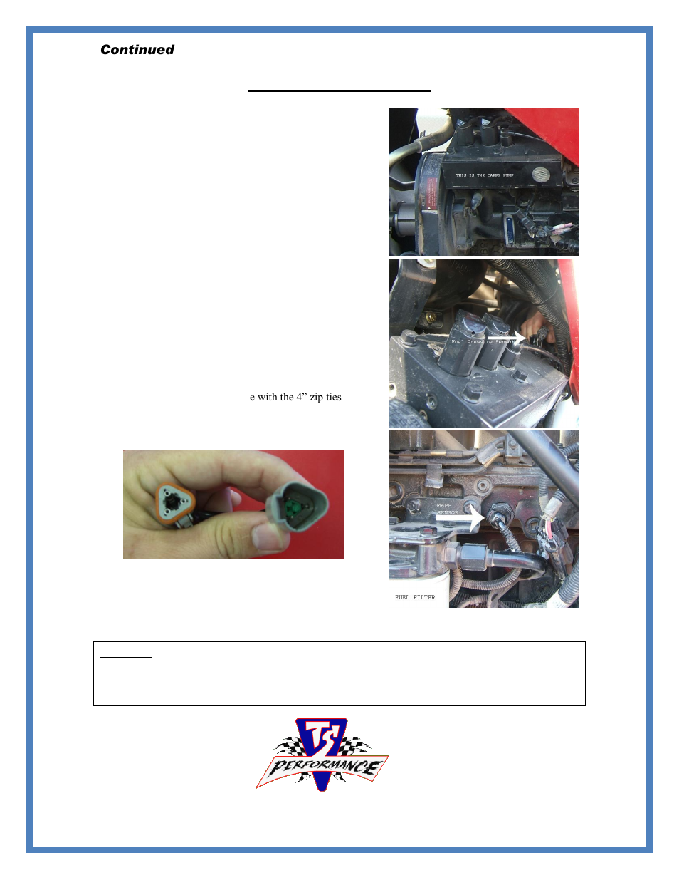 Instructions for installation | TS Performance 4110401 User Manual | Page 2 / 4