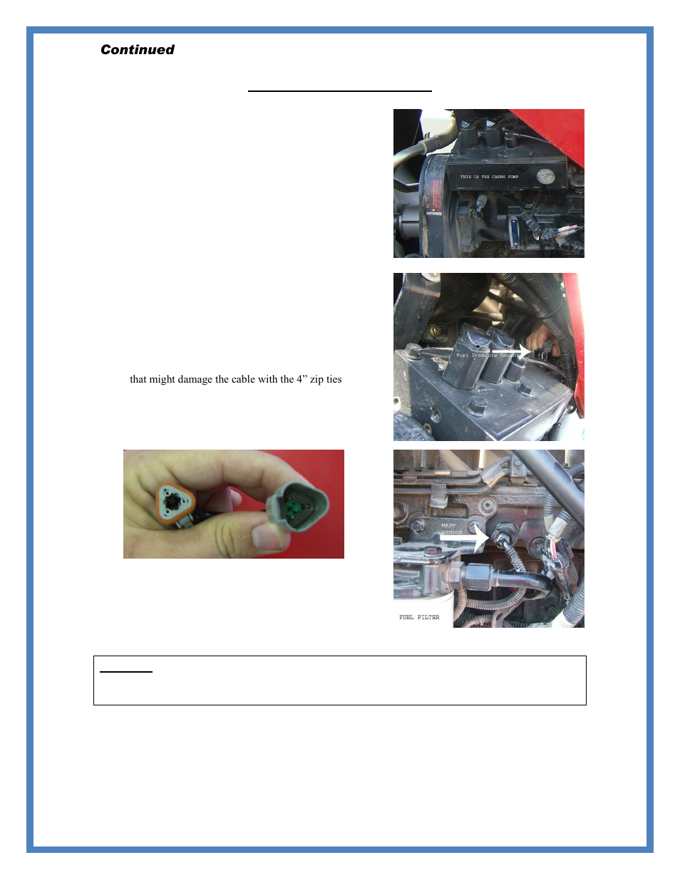 Instructions for installation | TS Performance 4110801 User Manual | Page 2 / 4