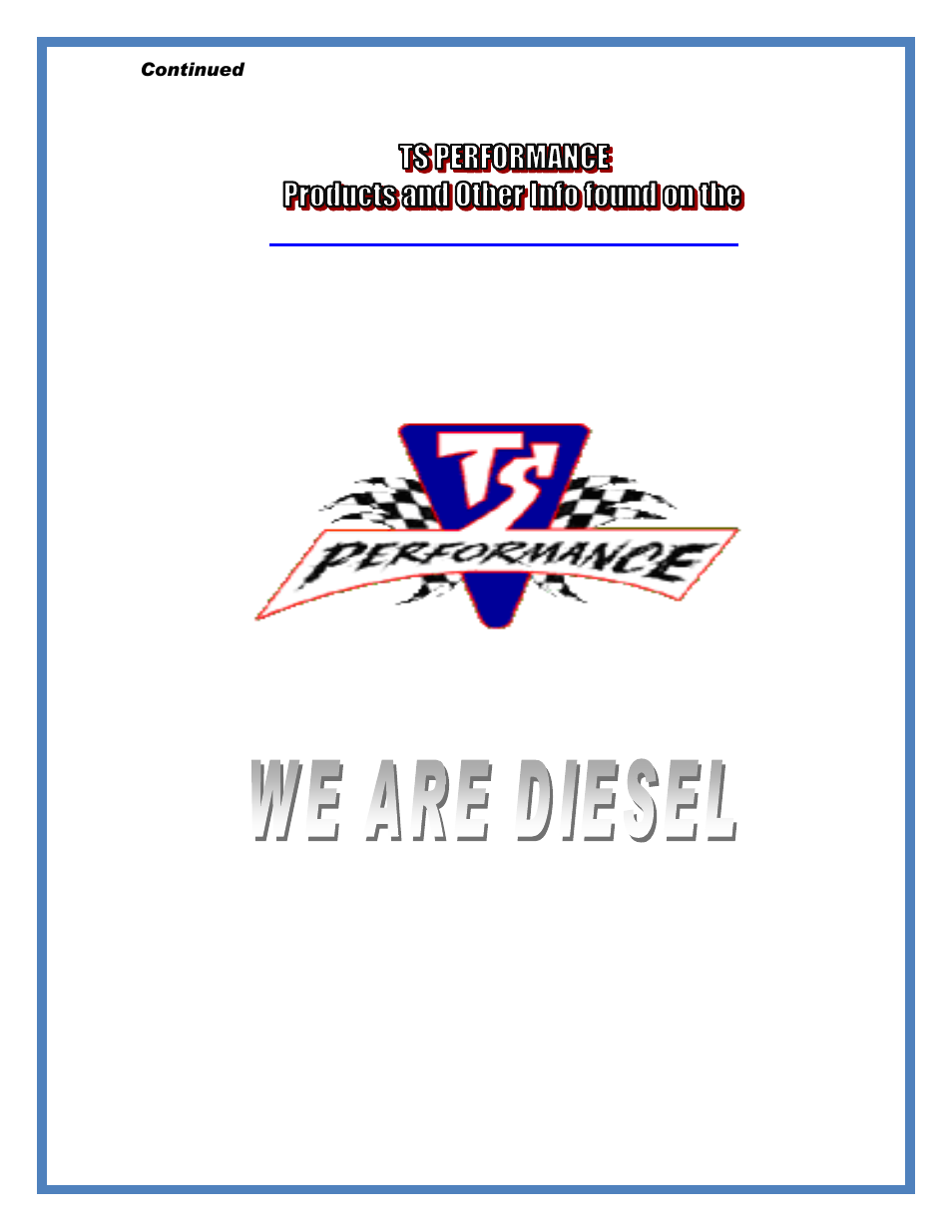 TS Performance 4110803 User Manual | Page 5 / 5