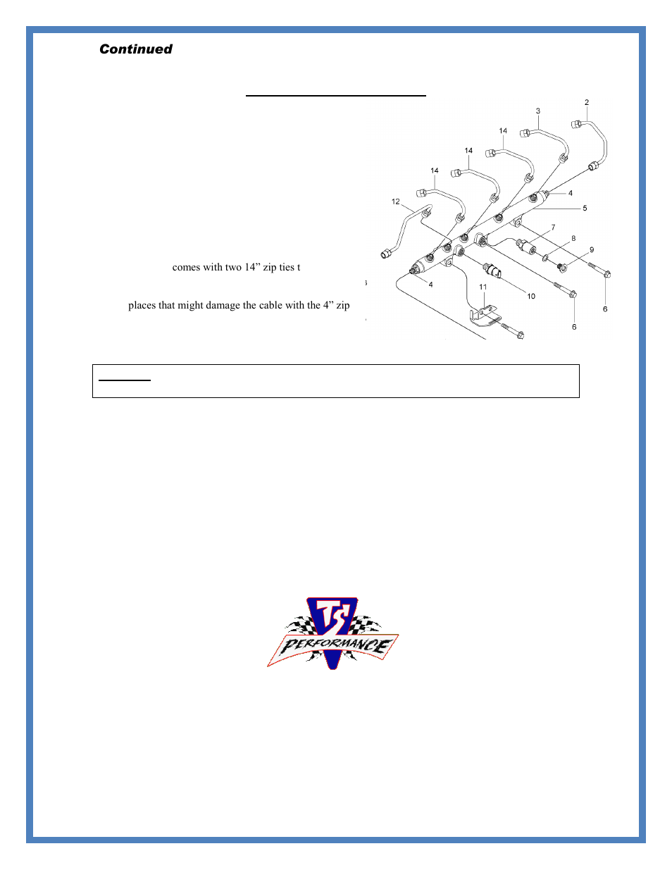 Instructions for installation | TS Performance 4110701 User Manual | Page 2 / 4