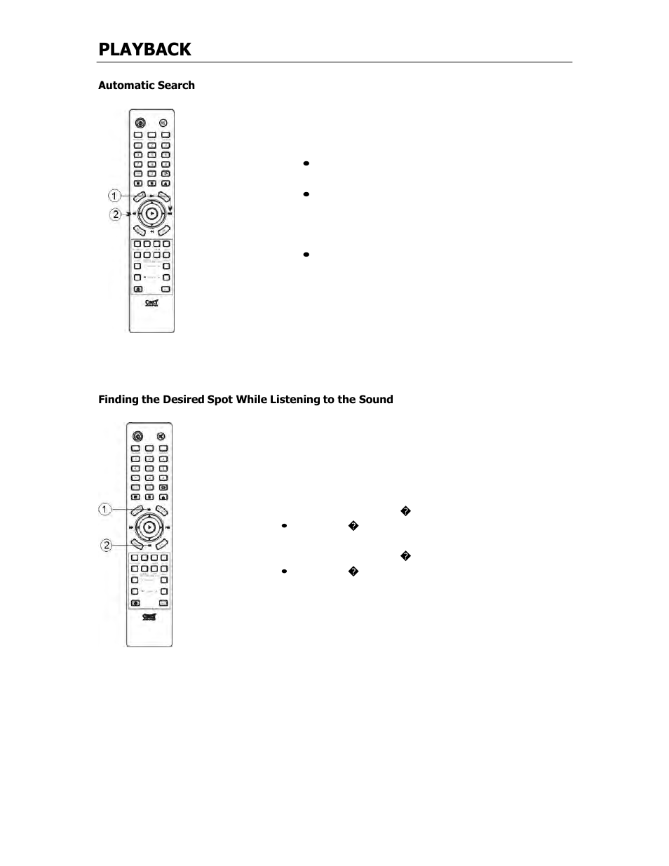 Playback | Cary Audio Design CD-500 User Manual | Page 17 / 23