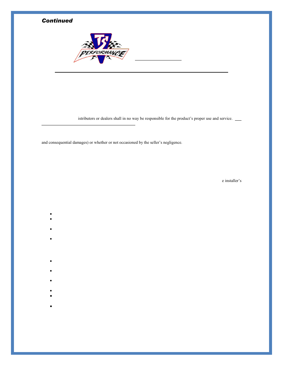 TS Performance 1110304 User Manual | Page 5 / 6