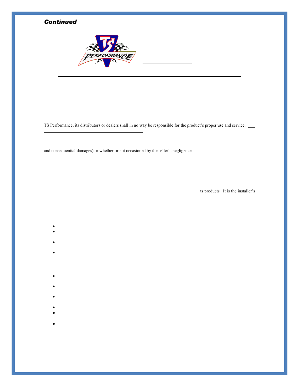 TS Performance 1110602 User Manual | Page 3 / 4