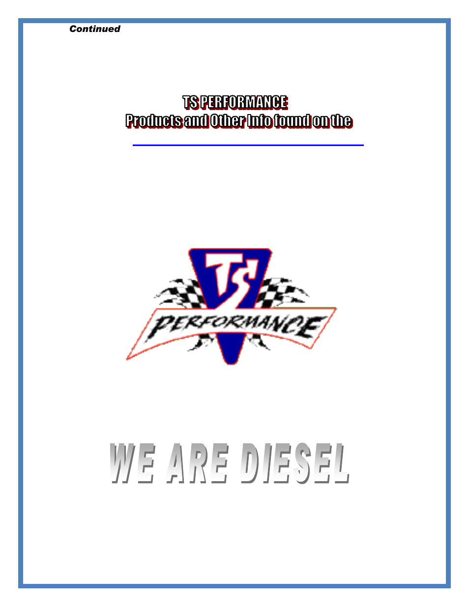 TS Performance 2110304 User Manual | Page 5 / 6