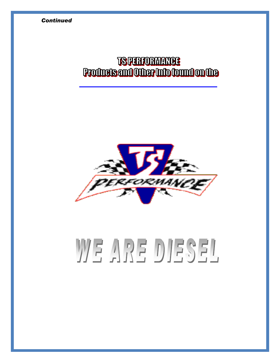 TS Performance 2110402 User Manual | Page 5 / 5