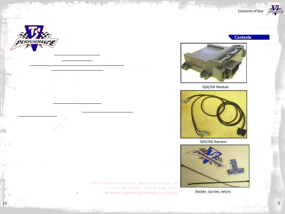 Slide number 3 | TS Performance 8210101 User Manual | Page 3 / 8