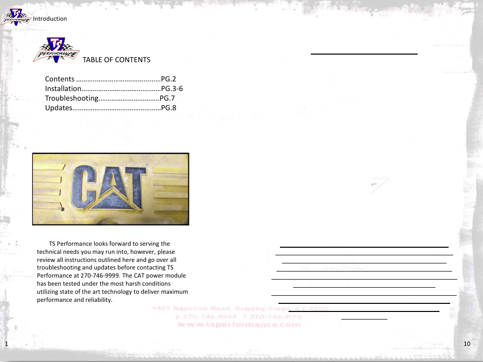 Slide number 2 | TS Performance 8210202 User Manual | Page 2 / 6